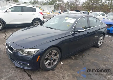 2017 BMW 330I xDrive z USA, uszkodzony, nr VIN WBA8D9G59HNU60315